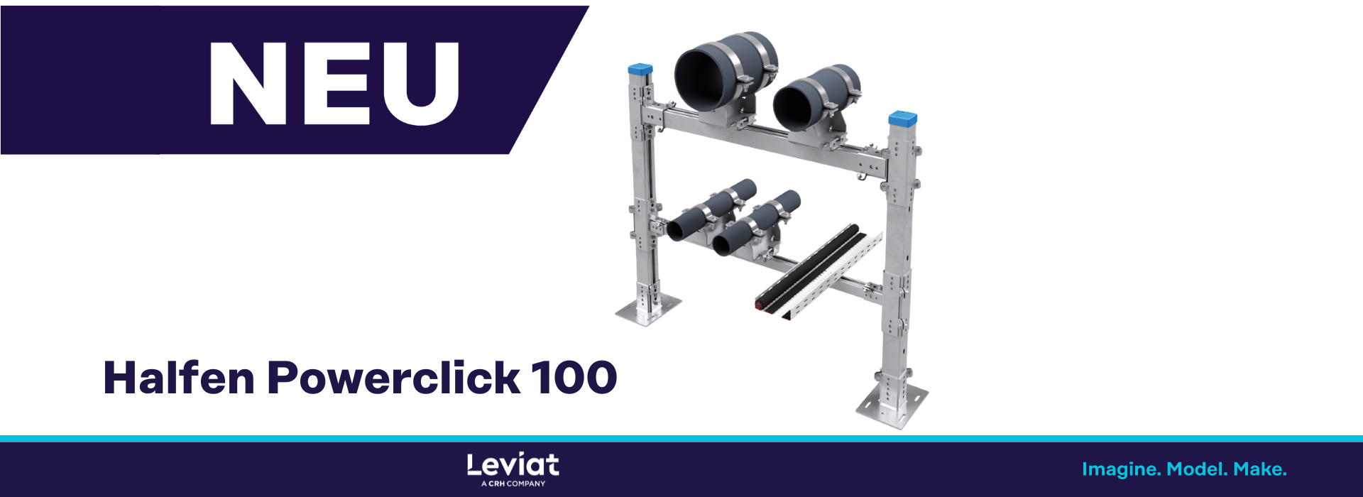 Neuigkeiten bei Leviat: Produkteinführung unseres Halfen Powerclick 100 Systems!